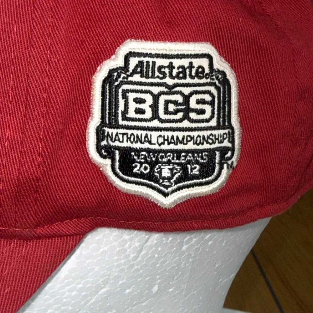 Nike Alabama Crimson Tide 2012 BCS National Championship Hat Red Legacy‎ 91 OSFM